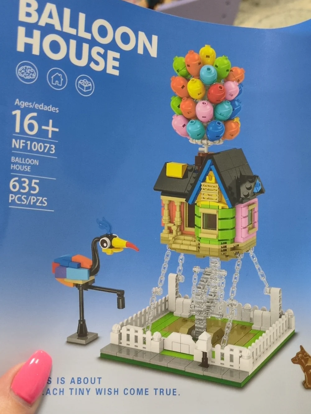 Balloon House Building Set - Multicolor Kids Construction Toy